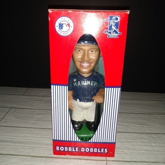 Ichiro Suzuki #51 MLB Seattle Mariners Bobble Head Doll 2001 Bobble Dobble - Picture 7 of 8
